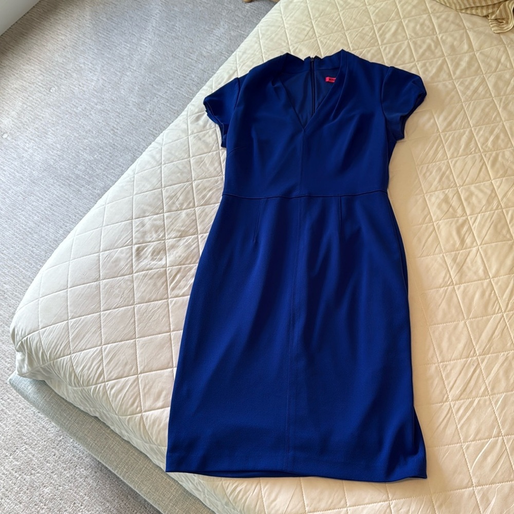 Betsy Johnson cobalt blue summer work dress